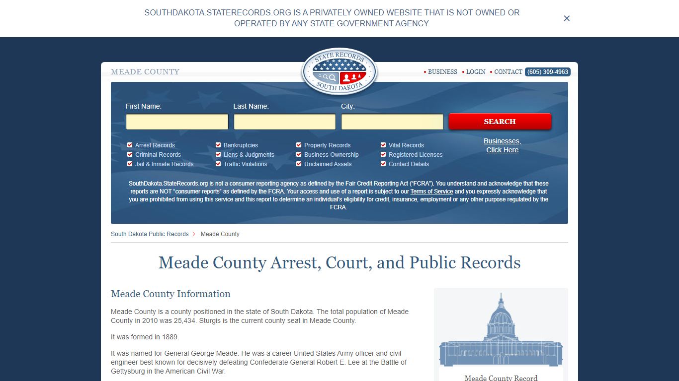 Meade County Arrest, Court, and Public Records